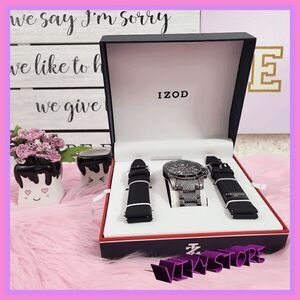 NWT {IZOD} Silver Steel  Watch NWT